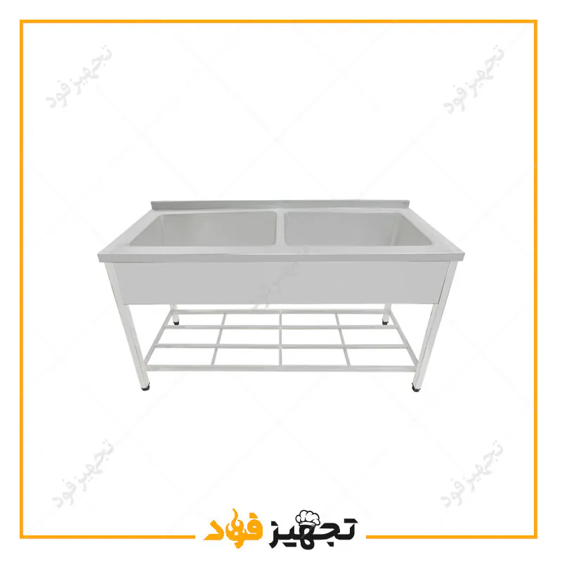 سینک دو لگن تجهیزفود