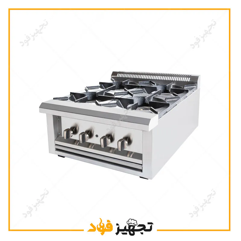 گاز چهار شعله رومیزی تجهیزفود